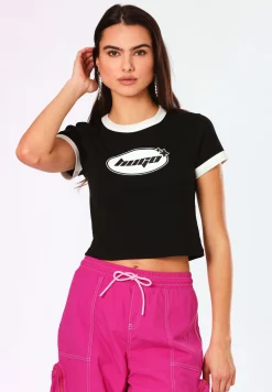 T-Shirt aus Baumwoll-Jersey mit saisonalem Grafik-Print