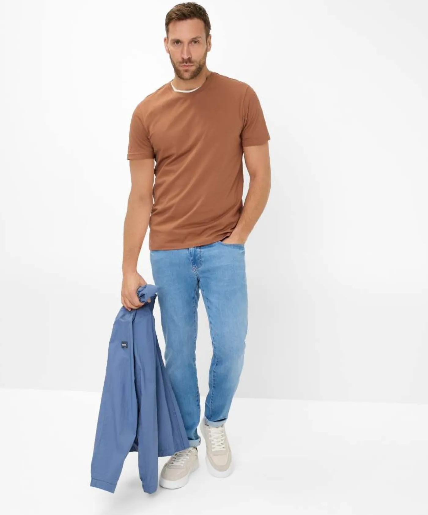T-Shirt im Baumwoll-Mix