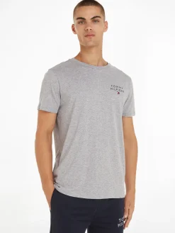 T-Shirt mit aufgesticktem Logo