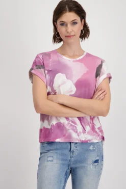 T-Shirt mit Blumenmuster