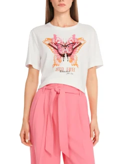 T-Shirt mit 3D-Motiv