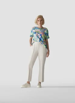 T-Shirt mit floralem Print