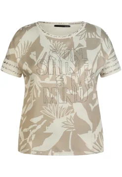 T-Shirt mit Glitzersteinen