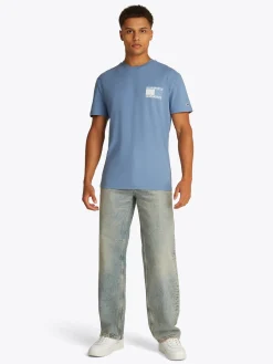 T-Shirt mit Logo hinten