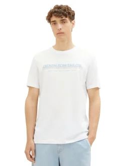 T-Shirt mit Logo Print