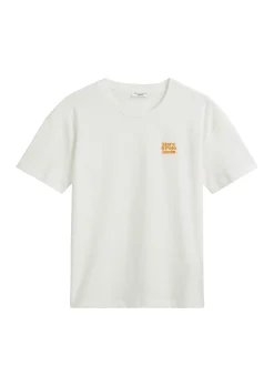 T-Shirt mit Logo-Stickerei