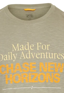 T-Shirt mit Print aus Organic Cotton