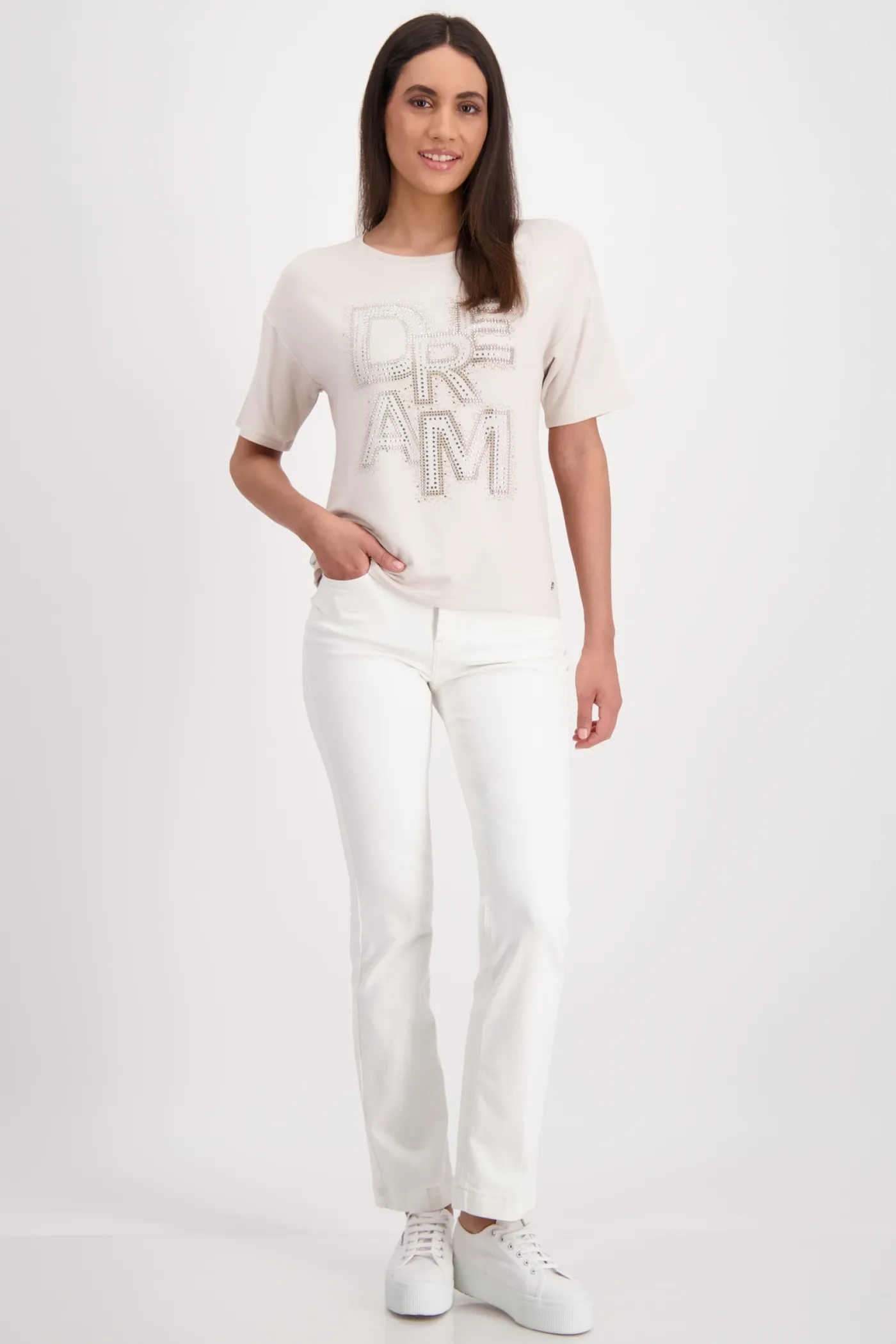 T-Shirt mit Schrift