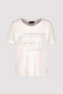 T-Shirt mit Strasssteinen