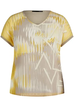 T-Shirt mit V-Ausschnitt