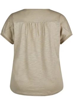 T-Shirt mit V-Ausschnitt