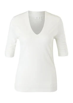 T-Shirt mit V-Ausschnitt