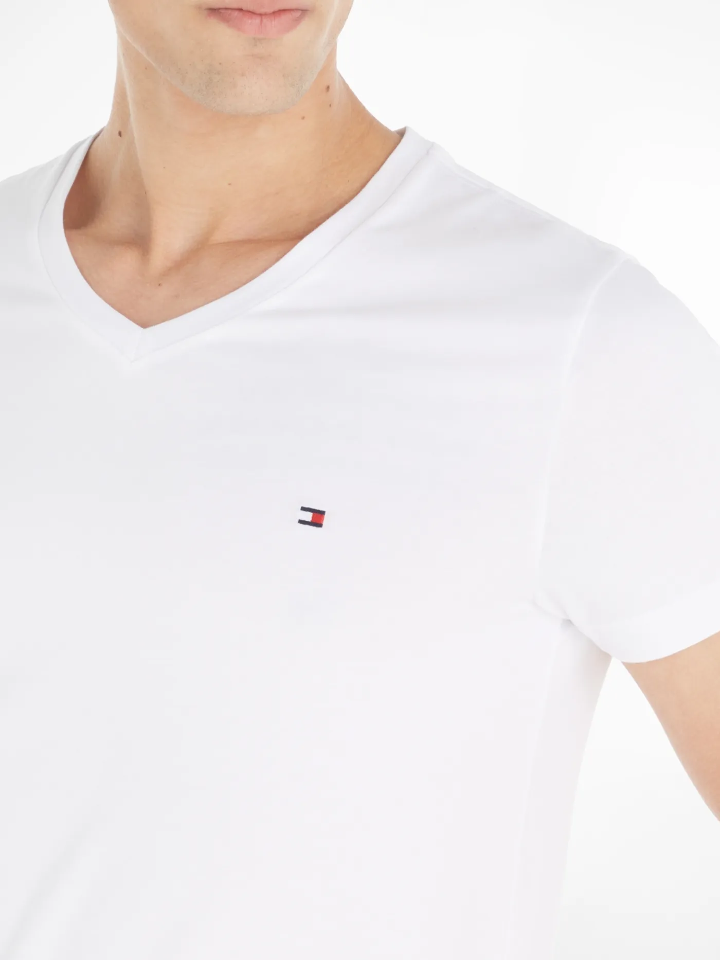 T-Shirt mit V-Ausschnitt