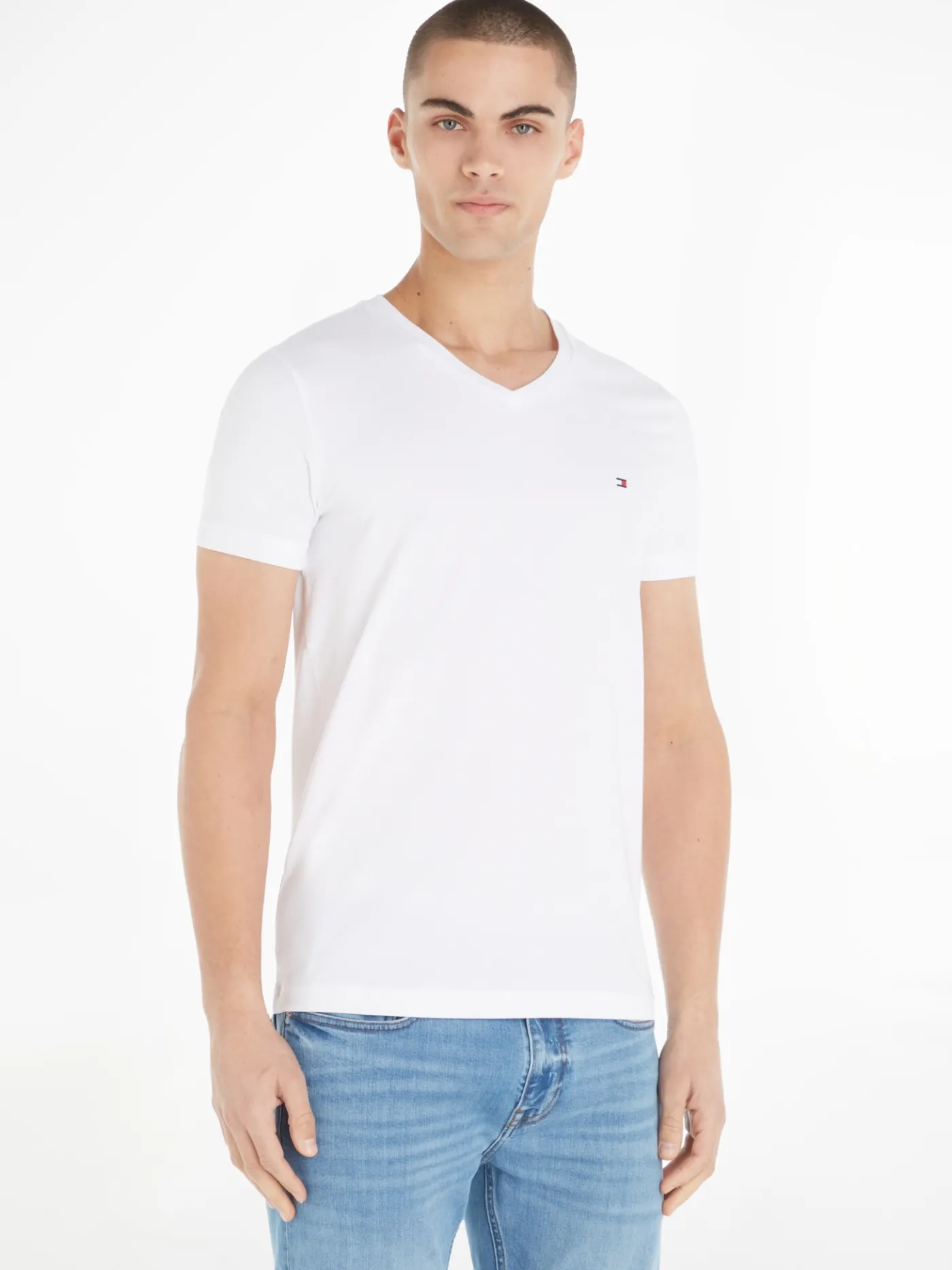 T-Shirt mit V-Ausschnitt