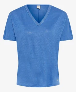 T-Shirt mit V-Neck