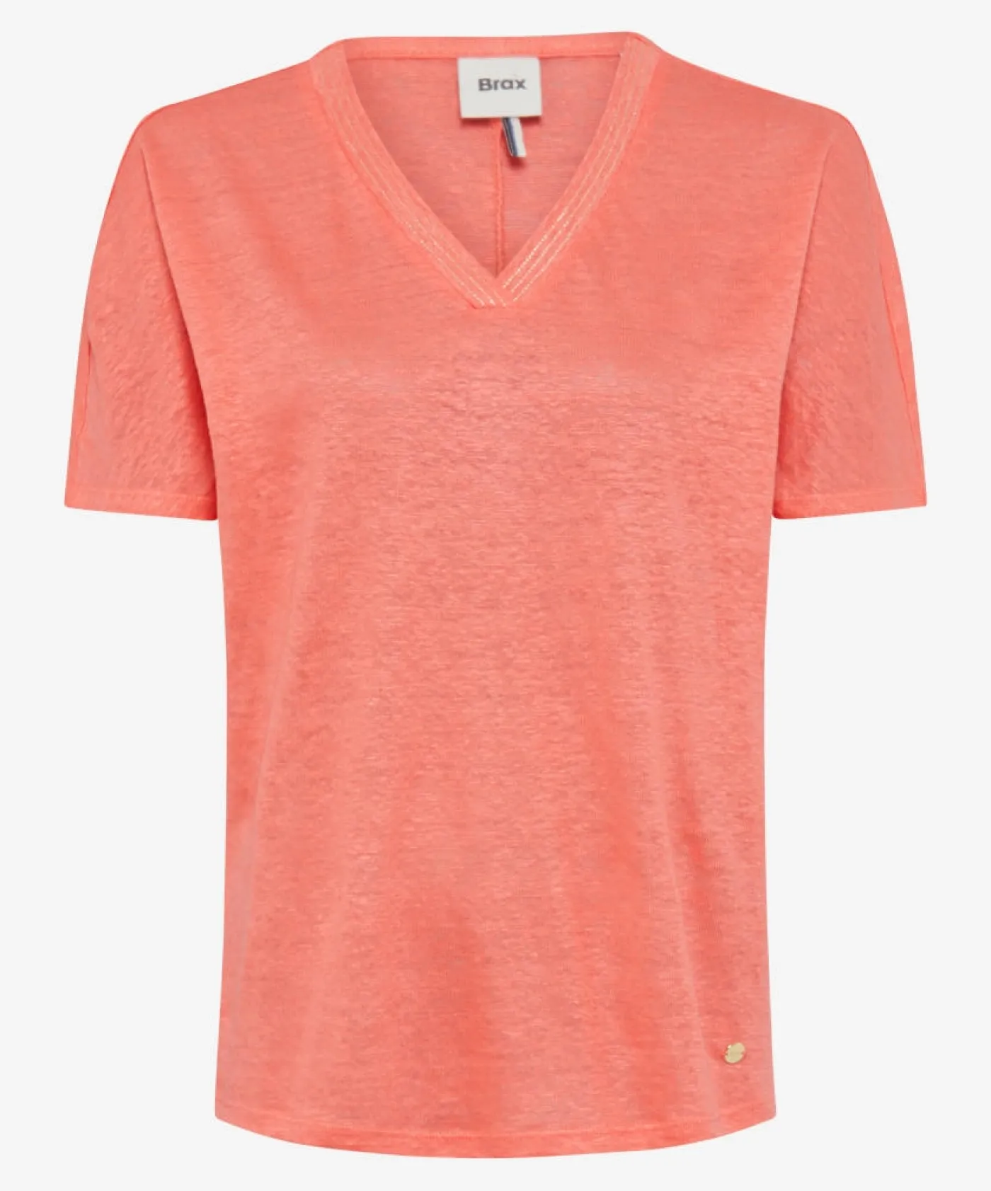 T-Shirt mit V-Neck