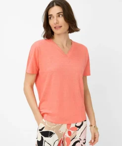 T-Shirt mit V-Neck