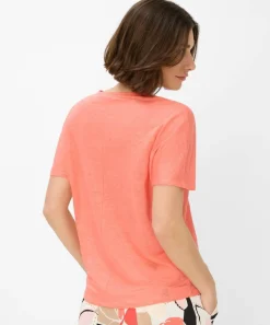 T-Shirt mit V-Neck