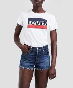 T-Shirt Print weiß