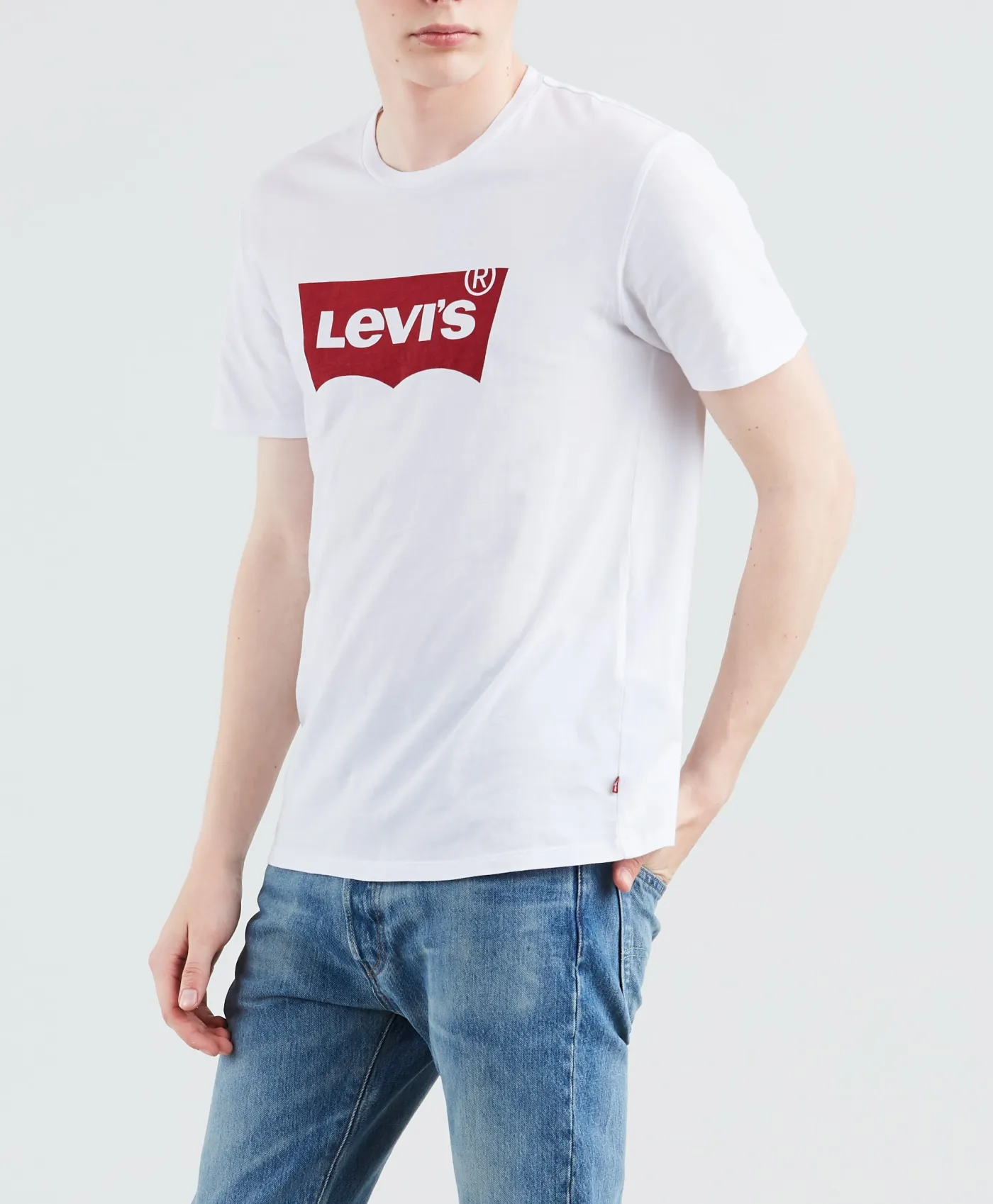 T-Shirt Print weiß