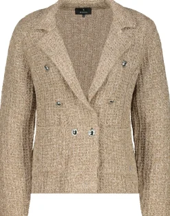 Tweed-Strickblazer