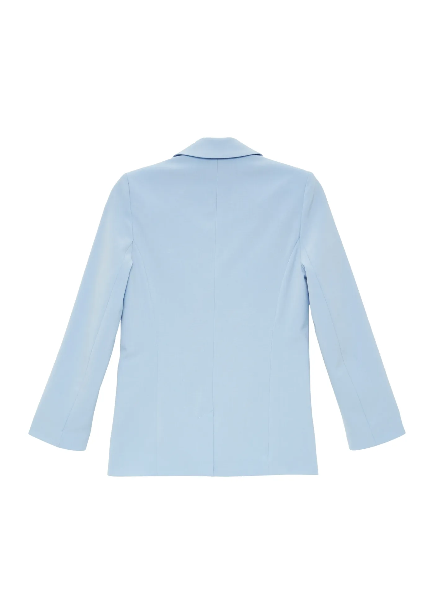 Twill-Blazer mit Taftfutter