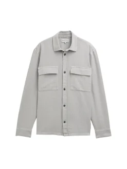 Twill Overshirt aus Baumwolle