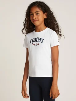 Varsity Rundhals-T-Shirt mit Logo