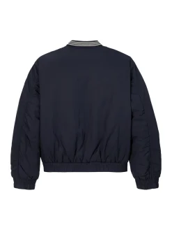 Varsity-Bomberjacke aus Satin