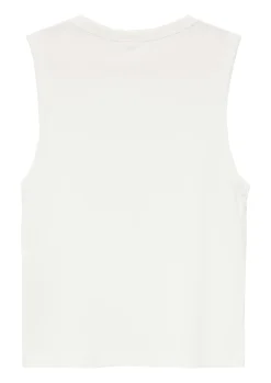 Verkürztes Slim-Fit-Top mit Rippstruktur