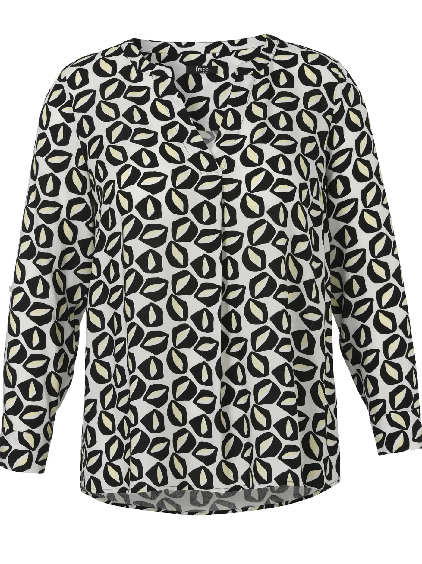 Viskose Schlupfbluse mit Allover-Print