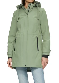 Wasserabweisende Jacke mit Kapuze