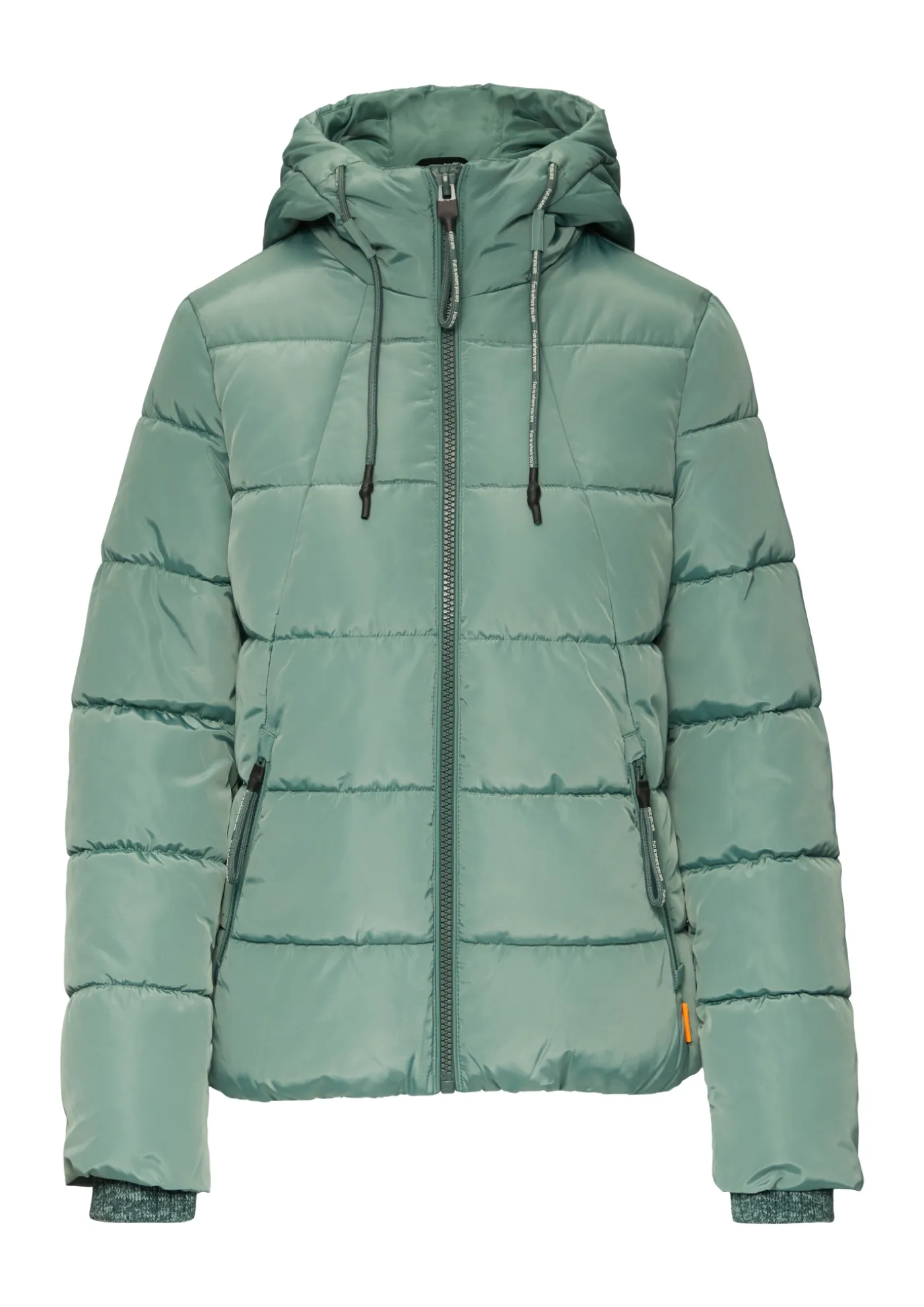 Wattierte Steppjacke mit Kapuze