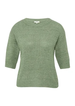 Weicher Strickpullover im Relaxed Fit mit 3/4-Ärmeln