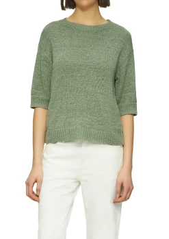 Weicher Strickpullover im Relaxed Fit mit 3/4-Ärmeln