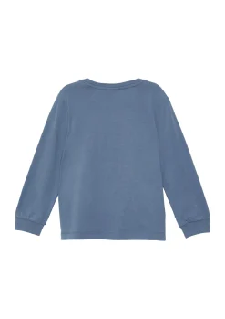 Weiches Jersey-Longsleeve mit Fotoprint und Rippbündchen