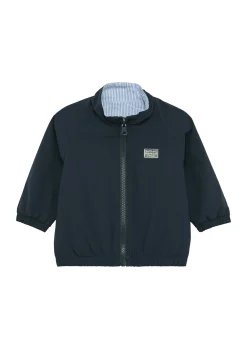 Wendejacke mit Stehkragen und Printdetail