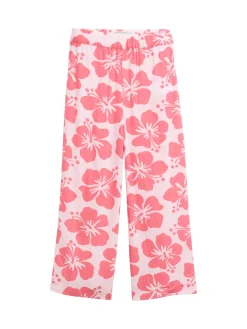 Wide Leg Culotte Hose