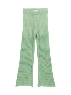 Wide Leg Strickhose