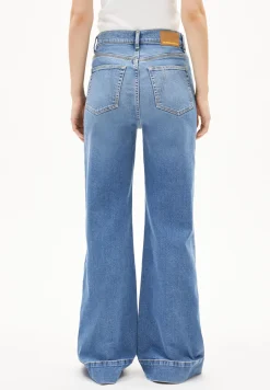 Wide Jeans recycelte Baumwolle Mix Comfort-Stretch MURLIAA