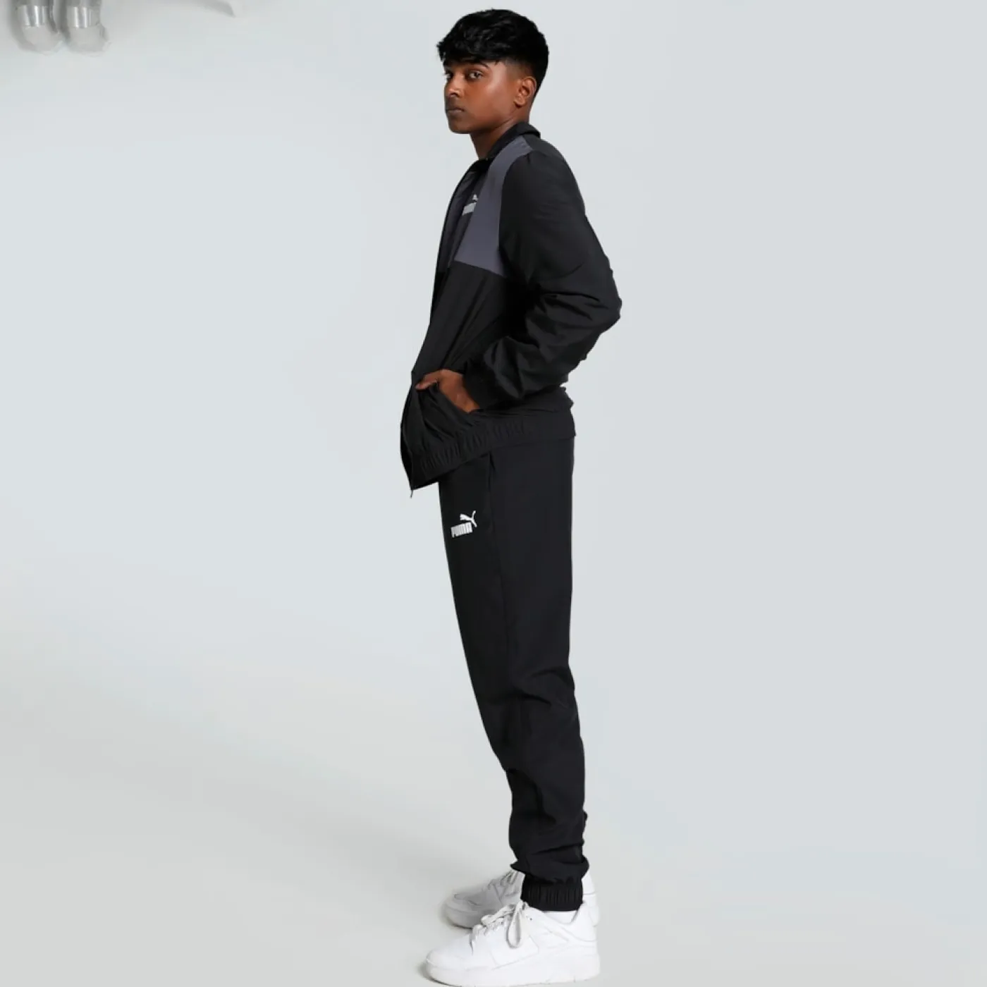 WOVEN COLORBLOCK SUIT cl