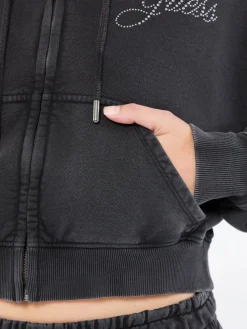 Zip Up Hoodie Cropped